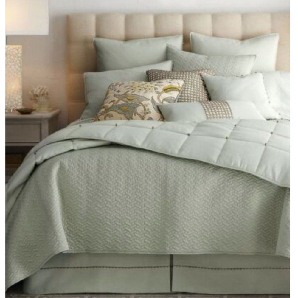 Dransfield & Ross Elizabeth Street Driftwood Linen Euro Sham